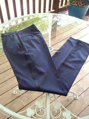 Ted Baker 32 LONG ANTONT Pashion Dinner Trousers Dark Blue